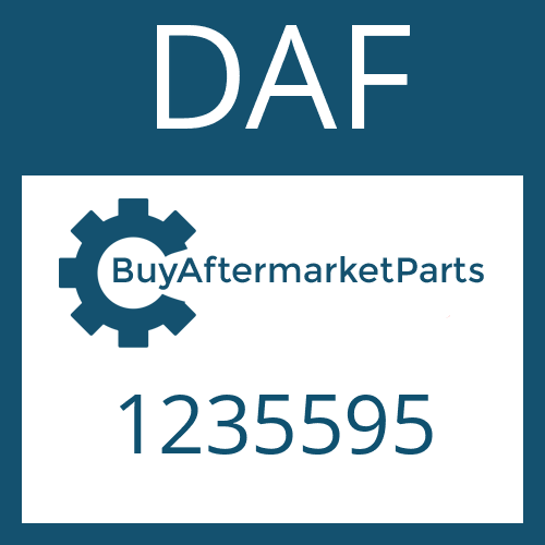 1235595 DAF TAB WASHER