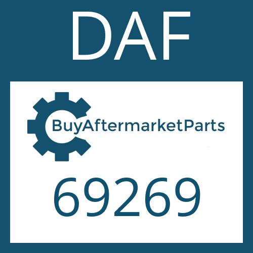 69269 DAF THRUST WASHER