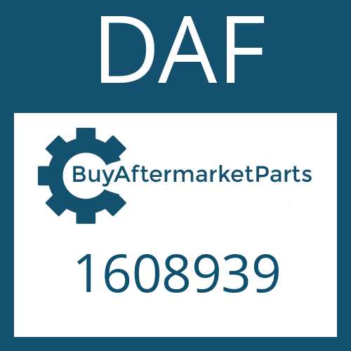 1608939 DAF WASHER