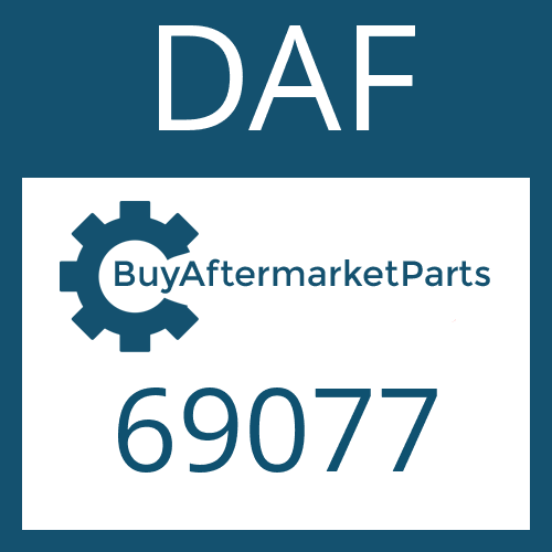 69077 DAF INTERMEDIATE WASHER