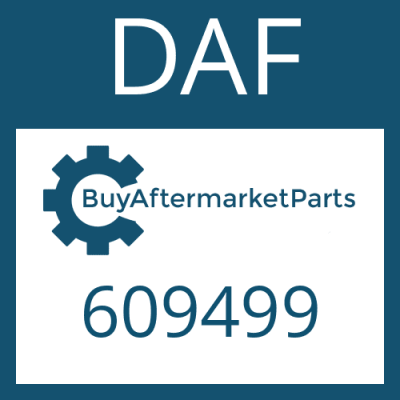 609499 DAF TAB WASHER