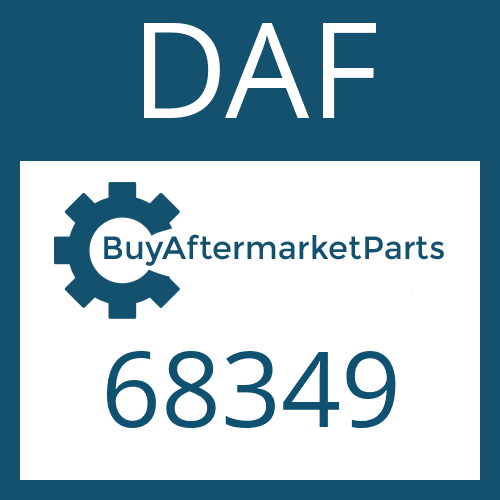 68349 DAF RING PIECE