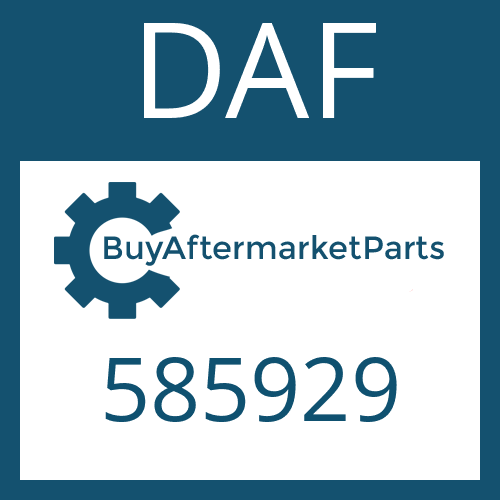 585929 DAF HELICAL GEAR