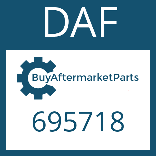 695718 DAF HELICAL GEAR