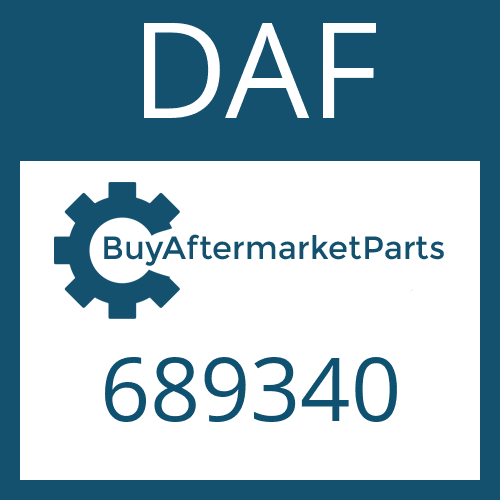 689340 DAF FILTER