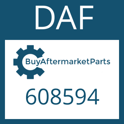 608594 DAF CLUTCH BODY