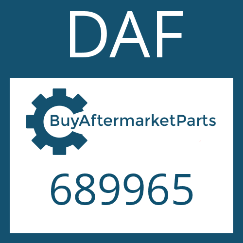 689965 DAF INTERMEDIATE SHAFT