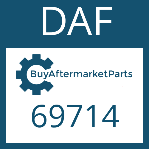 69714 DAF GASKET