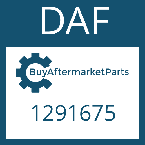 1291675 DAF HELICAL GEAR