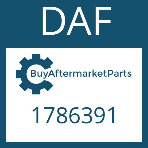 1786391 DAF HELICAL GEAR