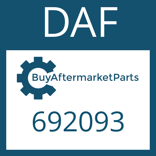 692093 DAF HELICAL GEAR