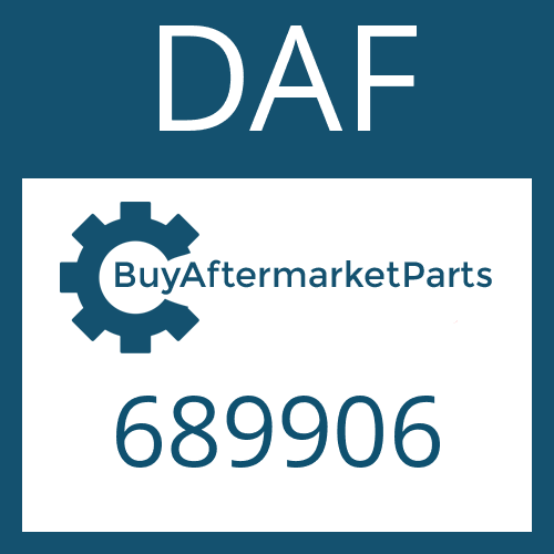 689906 DAF HELICAL GEAR