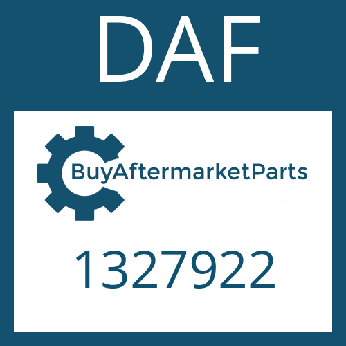 1327922 DAF HELICAL GEAR