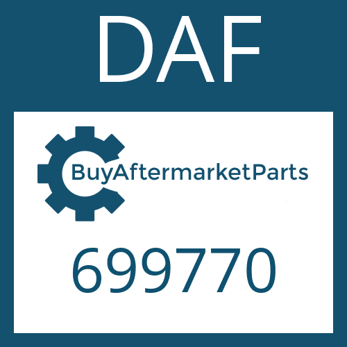 699770 DAF GASKET