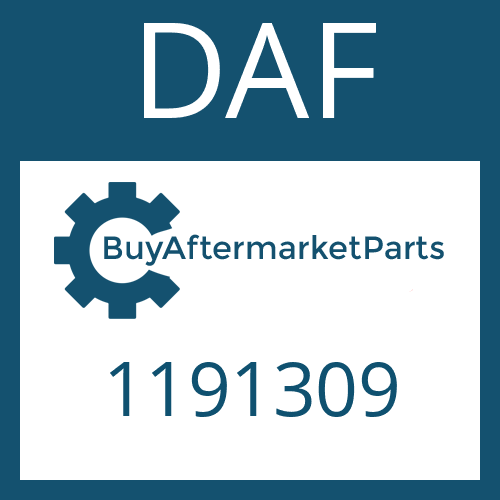 1191309 DAF SEALING RING KIT