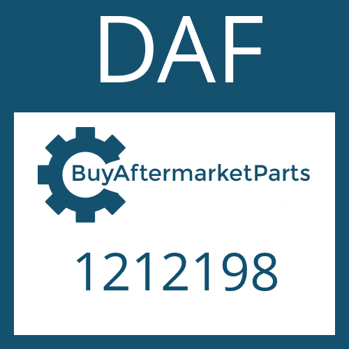 1212198 DAF HELICAL GEAR