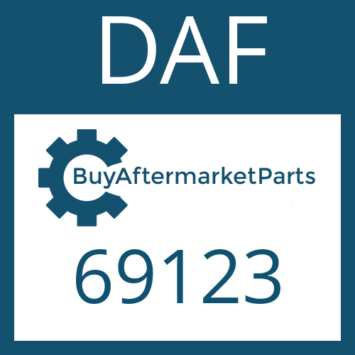 69123 DAF GASKET