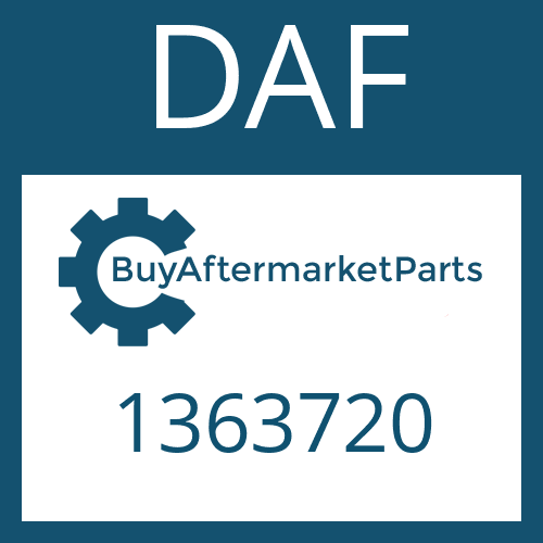 1363720 DAF INPUT SHAFT