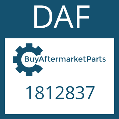 1812837 DAF QUILL SHAFT