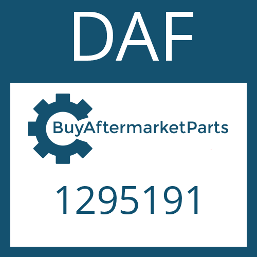 1295191 DAF HELICAL GEAR