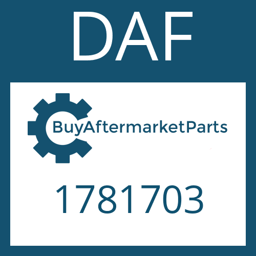 1781703 DAF COUNTERSHAFT