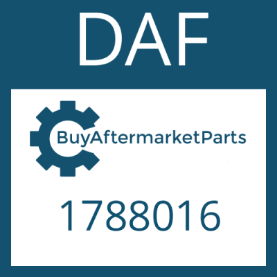 1788016 DAF INPUT SHAFT