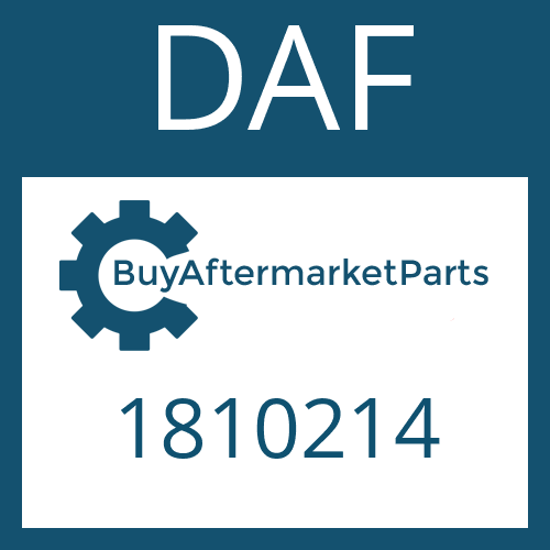 1810214 DAF HELICAL GEAR