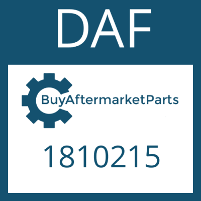 1810215 DAF HELICAL GEAR