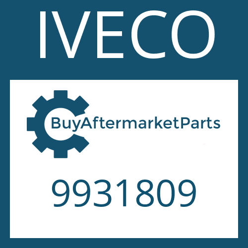 9931809 IVECO PRESSURE PART