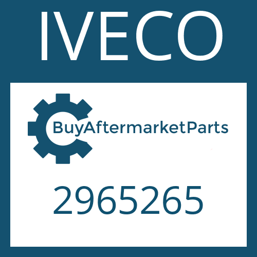 2965265 IVECO HELICAL GEAR