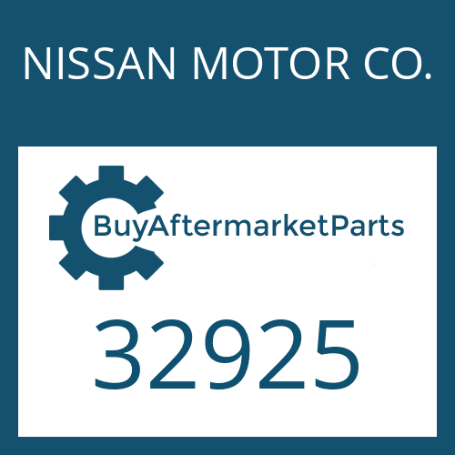 32925 NISSAN MOTOR CO. OIL DAM