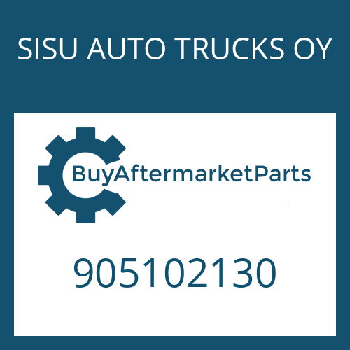 905102130 SISU AUTO TRUCKS OY O-RING