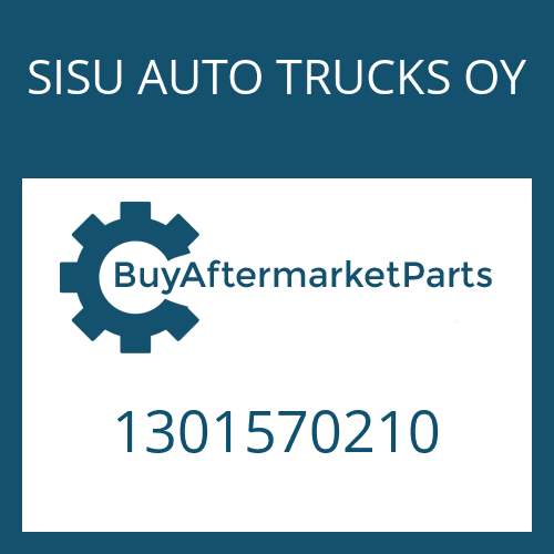 1301570210 SISU AUTO TRUCKS OY GASKET