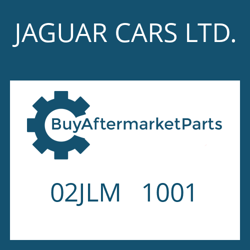 02JLM 1001 JAGUAR CARS LTD. END DISC