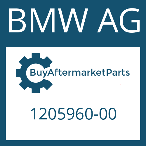 1205960-00 BMW AG RING GEAR