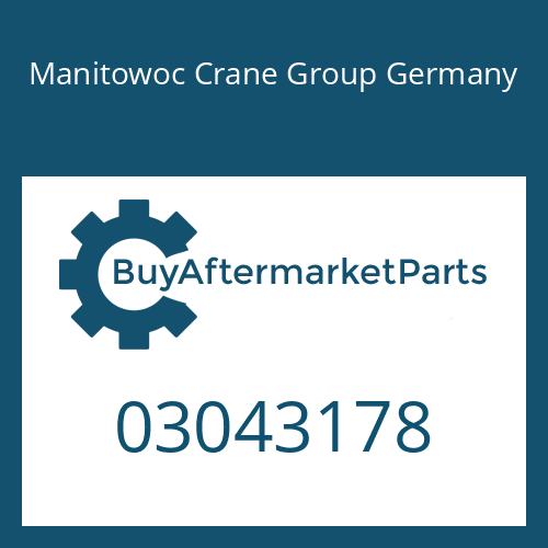 03043178 Manitowoc Crane Group Germany INSERT