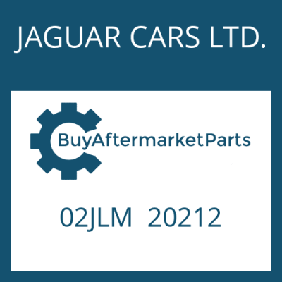 02JLM 20212 JAGUAR CARS LTD. O-RING