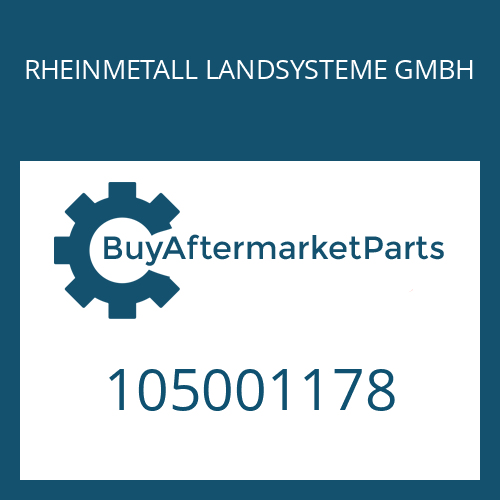 105001178 RHEINMETALL LANDSYSTEME GMBH SCREEN INSERT