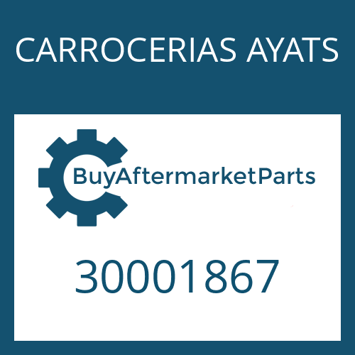 30001867 CARROCERIAS AYATS PRESSURE PLATE
