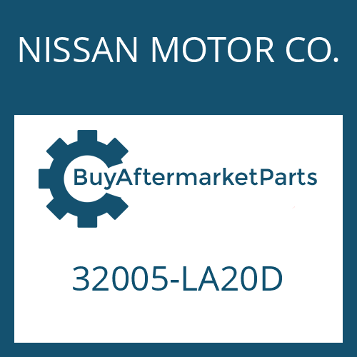 32005-LA20D NISSAN MOTOR CO. SWITCH