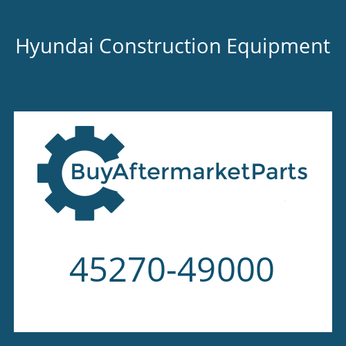 45270-49000 Hyundai Construction Equipment BREATHER TUBE