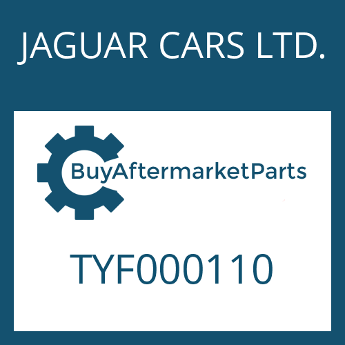 TYF000110 JAGUAR CARS LTD. GASKET