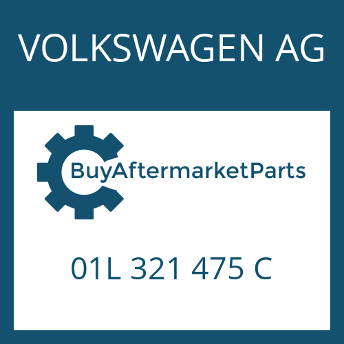 01L 321 475 C VOLKSWAGEN AG OIL TUBE