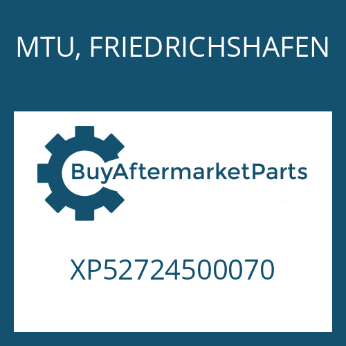 XP52724500070 MTU, FRIEDRICHSHAFEN DAMPER