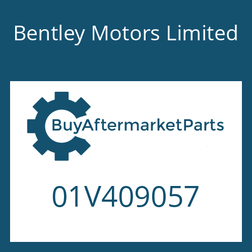 01V409057 Bentley Motors Limited SCREW PLUG