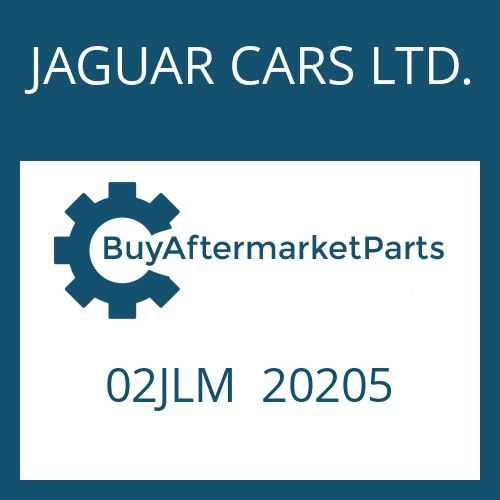 02JLM 20205 JAGUAR CARS LTD. SCREW PLUG