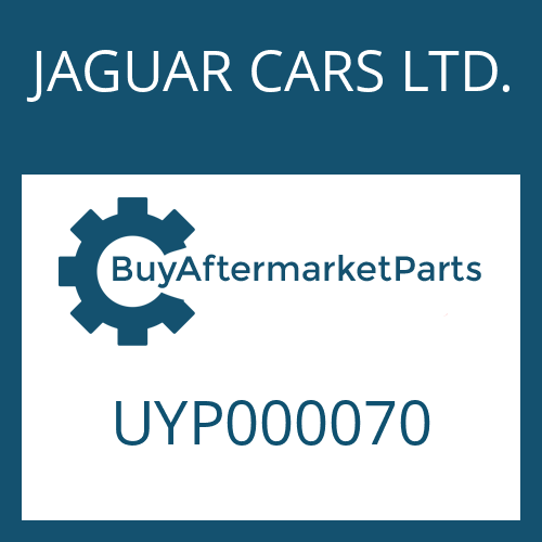 UYP000070 JAGUAR CARS LTD. SCREW PLUG