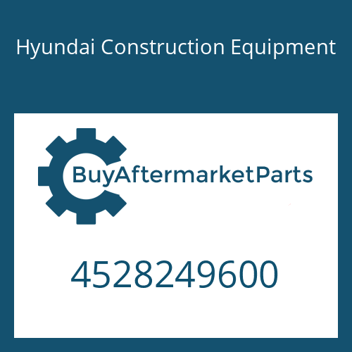 4528249600 Hyundai Construction Equipment GASKET