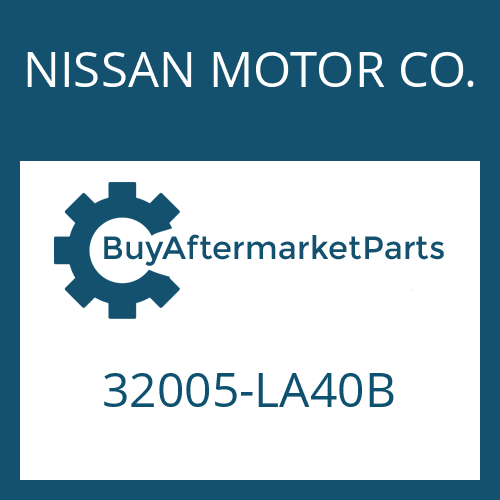 32005-LA40B NISSAN MOTOR CO. SWITCH