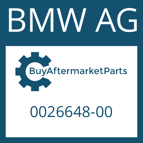 0026648-00 BMW AG PLUG